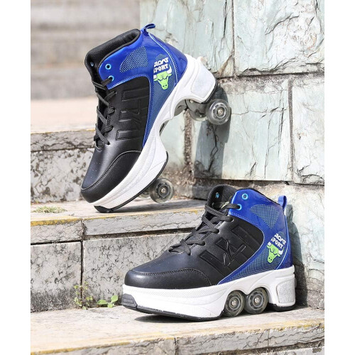 Deformation Wheel: 2-In-1 Removable Pulleys For Ice Skates 2