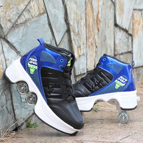 Deformation Wheel: 2-In-1 Removable Pulleys For Ice Skates