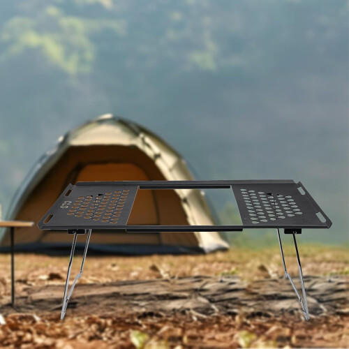 Folding Camping Table Grill Prep Station 2