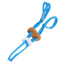Pfeilfingerholster Polyester Verstellbarer Fingerhalter Bogen-Kabel Handgelenkschutz für Recurvebogen Ersatzteile Blau
