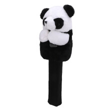 Golf Club Head Cover Plüsch Leicht zu Reinigen Süßer Panda Golf Club Schutzhaube für den Außenbereich
