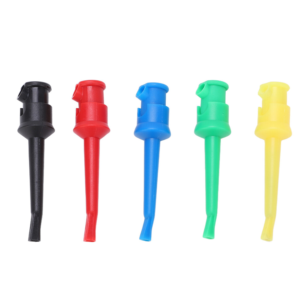 Test Hook Clip J.30007 5 Colors Abs Nickel Plated Brass Probes 9411333000253
