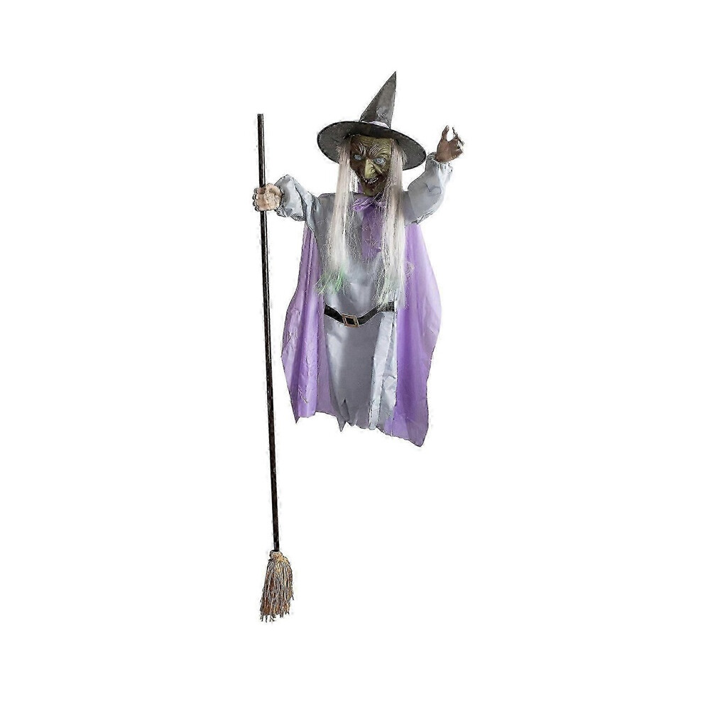 2025 Halloween Decorations Voice Controlled Luminous Screaming Haunted Witch Series Escape Room Horror Haunted House Supplies Halloween Scary Props-image-OPC-PJBPCYV-NEW
