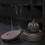 Handmade Ceramic Backflow Incense Holder with LED Lights and Acrylic Windproof Lid, for Home Decor, 4