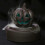 Handmade Ceramic Backflow Incense Holder with LED Lights and Acrylic Windproof Lid, for Home Decor, 3