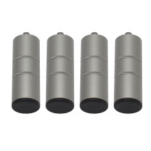 4 Stück Gravur-Erhöhung 50mm erhöhter Fußpolster Rutschfeste Aluminiumlegierung Unterstützungssäule für Gravurmaschine