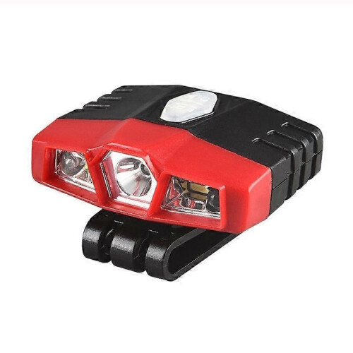 Ultra Bright Mini Hands Free Cree LED Clip on Cap Light - Rechargeable Waterproof Hat Light Flashlig