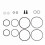 For Dual Vanos O-ring Seal Repair Kit E36 E39 E46 E53 E60 E83 E85 M52tu M54 3
