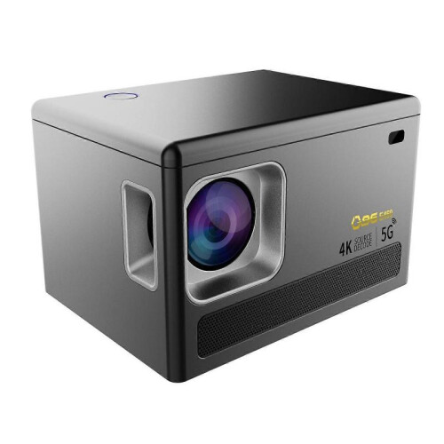 Mini Movie Projector Projector with WiFi and Bluetooth Black Android Version Sync Smartphone Screen