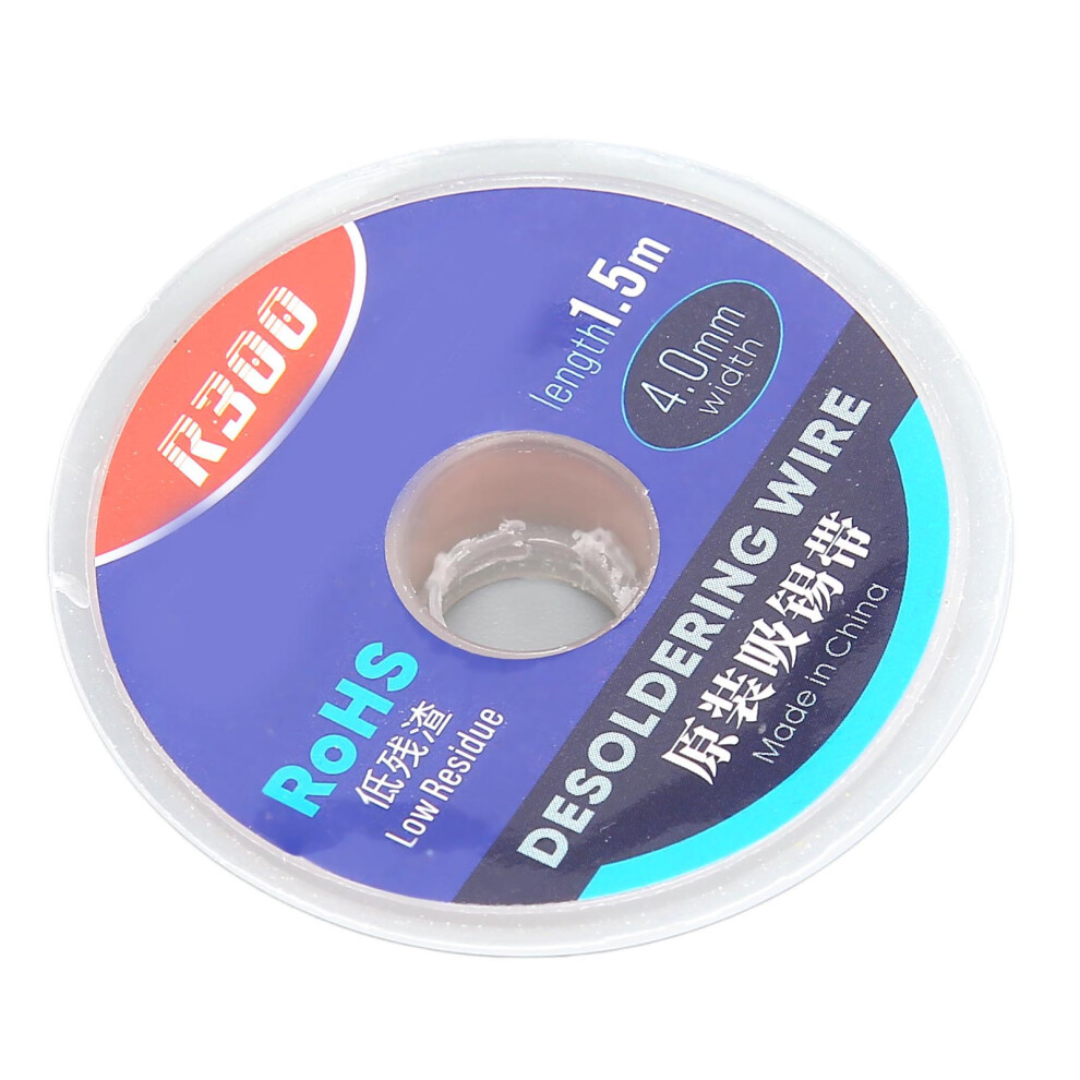 1.5M X 4Mm Solder Wick High Heat Desoldering Wire For Pcb Copper Made 5021333003679