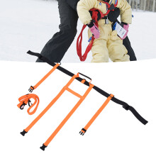 Children's Adjustable Nylon Ski Safety Harness with Shoulder Strap, Orange