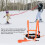 Children's Adjustable Nylon Ski Safety Harness with Shoulder Strap, Orange 5