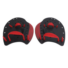 1 Paar Schwimm-Handpaddel aus Silikon und Polypropylen, verstellbare Handflossen-Flossen zum Schwimmtraining für Männer und Frauen, Größe L