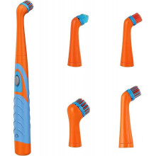Electric Cleaning Brush, Waterproof Electric Cleaning Brush with 4 Replaceable Brush Heads for Tubs,