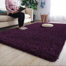 (Purple, 120x170) EXTRA THICK HEAVY 5CM PILE SOFT SHAGGY RUGS MODERN AREA RUGS BEDROOM HALL RUGS (Dark Grey, (120 x 170cm) Carpets Traveller Carpet Runner Furring Rug