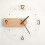 Elegant Silent Wall Clock - Sleek Acrylic & Solid Wood Design 1
