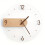 Elegant Silent Wall Clock - Sleek Acrylic & Solid Wood Design 2