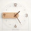 Elegant Silent Wall Clock - Sleek Acrylic & Solid Wood Design 3