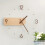 Elegant Silent Wall Clock - Sleek Acrylic & Solid Wood Design 4