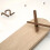 Elegant Silent Wall Clock - Sleek Acrylic & Solid Wood Design 5
