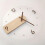 Elegant Silent Wall Clock - Sleek Acrylic & Solid Wood Design 6