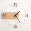 Elegant Silent Wall Clock - Sleek Acrylic & Solid Wood Design 7