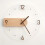 Elegant Silent Wall Clock - Sleek Acrylic & Solid Wood Design 8