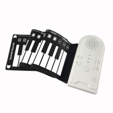 Foldable Portable Electronic Piano 49 Keys Roll Up Piano Silicone Keyboard Hand Roll Portable Piano