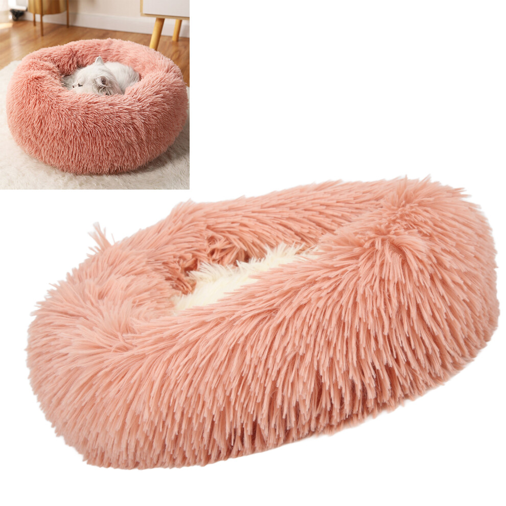Electric Pet Heating Bed 50cm Waterproof Plush Cat Litter Pink-image-OPC-PJBPF2X-NEW