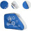 Roller Skate Storage Bag Shoulder Carry Blue 2