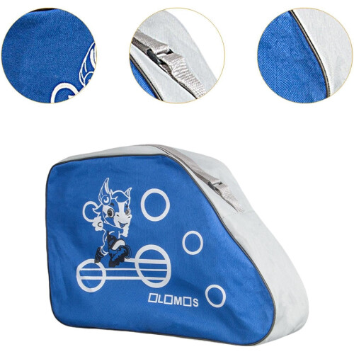 Roller Skate Storage Bag Shoulder Carry Blue 1