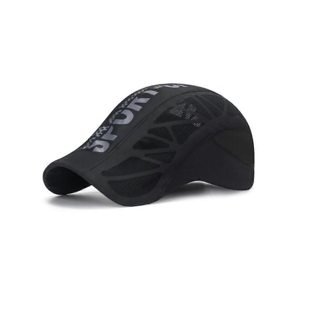 (black) Sport Cap - Breathable Mesh Design, Low-Profile Fit, Adjustable Strap-image-OPC-PJBPFRW-NEW