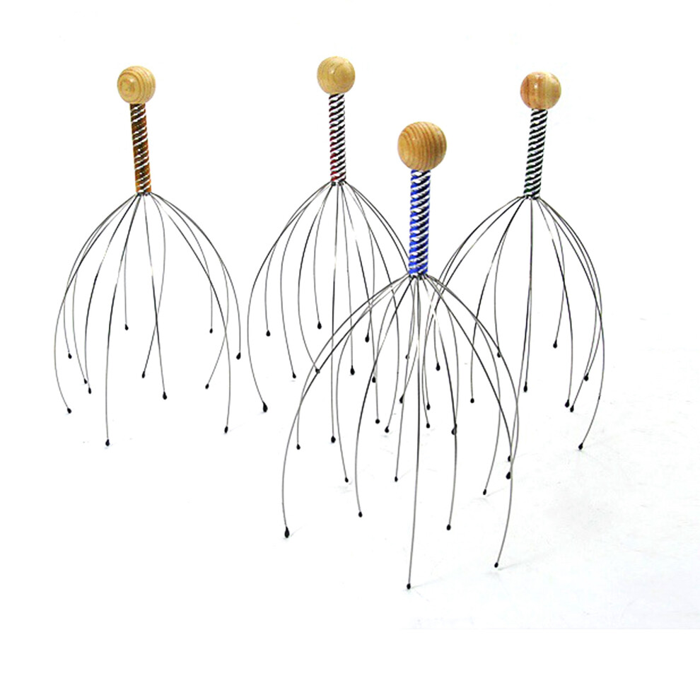 Multifunctional Steel Head Massage Tingler for Stress Relief and Circulation