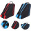 Roller Skates Storage Bag 2-Pack Oxford Fabric Red Carry Bag 5