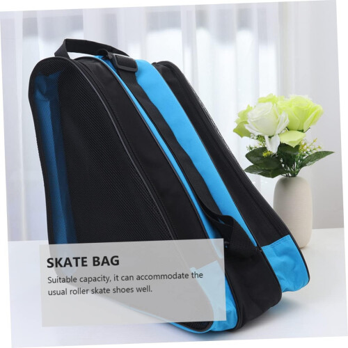 Roller Skates Storage Bag 2-Pack Oxford Fabric Red Carry Bag 2