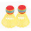 Badminton Set Rainbow Head Nylon Shuttlecocks 10-Piece 5