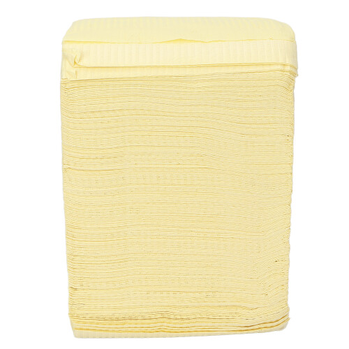 Nappe jetable 125 pièces 34,5 x 45 cm jaune 1