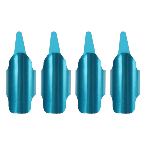 4PCS Ergonomic Aluminum Alloy Sewing Thimbles for Safe Hand Sewing DIY Projects 1