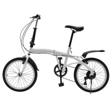 20 Inch Folding Bike, Adult with 7 Gears, Foldable VBrake, Carbon Steel