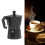 Cafetière italienne à 3 tasses, 150 ml, noir 14