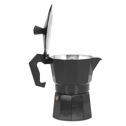 Cafetière italienne à 3 tasses, 150 ml, noir