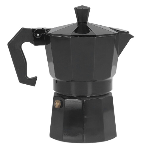 Cafetière italienne à 3 tasses, 150 ml, noir 1