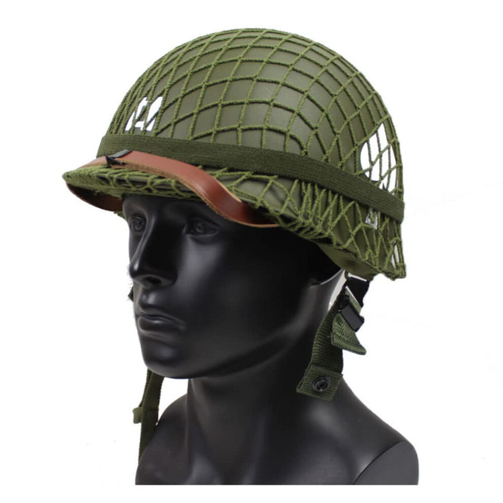 Replica M1 Helmet Ww2 Us Army Diy Painting 1:1 Scale Green 6493810495229