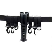 Angel belt Wader Belt Adjustable waist belt Fishing Wading belt with hooks, Angel belt Surfing Wading belt