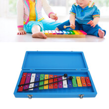 15 Noten Xylophon Glockenspiel Aluminiumplatte Buntes Kinder Xylophon Spielzeug für Kinder ab 3 Jahren
