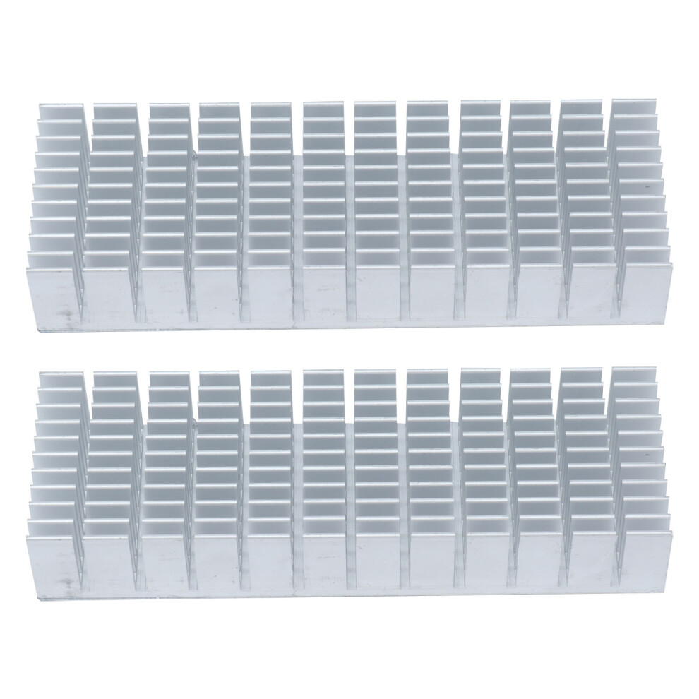 2Pcs Aluminum Heatsink Cooler Module 120X40x20mm For Cpu & Pcb 3751333017063