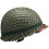 Wwii Us Army M1 Helmet Replica With Net 3