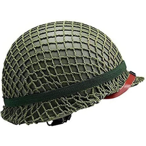 Wwii Us Army M1 Helmet Replica With Net 2