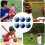 Soft Baseball Balls  2.9' EVA Practice Soft Training High Density Multifunctional Batting Accessories 6 Pieces Baseball Balls for Skill Development 5