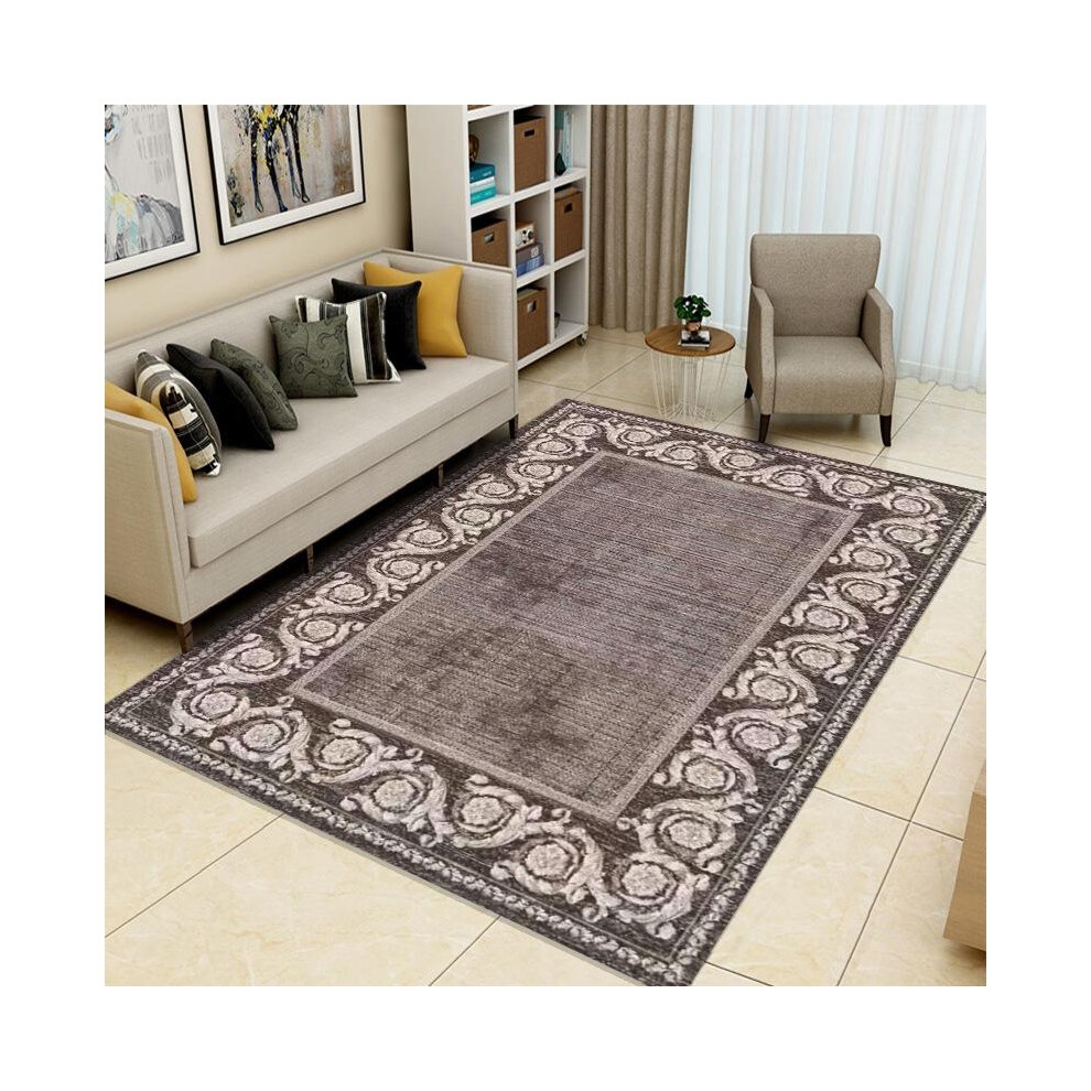 (Scene-11, 80*120cm) Cross Border Light Luxury Living Room Carpet Modern Bedroom Full Geometric Carpet Home Simple Line Anti-Stain Sofa Mat-image-OPC-PJBPJK2-NEW